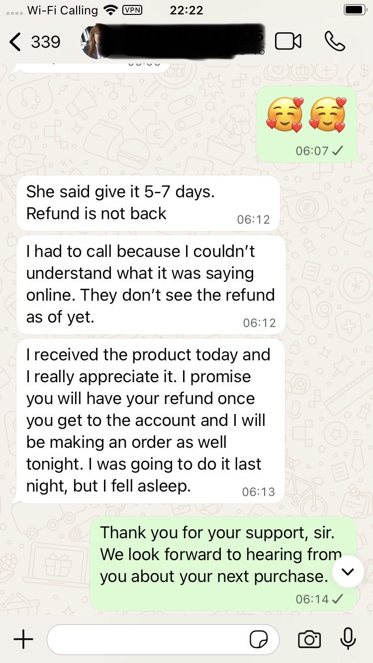 Customer feedback 6